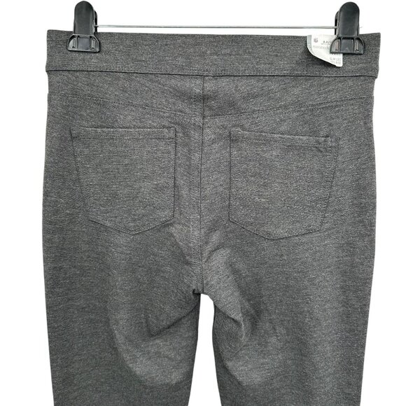 Gloria Vanderbilt Heather Grey Avery Pull-On Ponte Pant Slim Leg Mid-Rise Size 8 - Picture 3 of 8